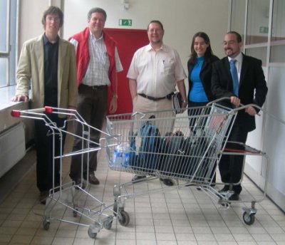 Chariot de supermarché adapté pliable – Prix de l’Innovation Sociale