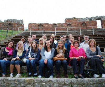 La section français (régendat FLE et Religion) de Leuze enseigne en Sicile !