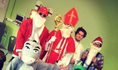 Une visite peu ordinaire de Saint-Nicolas à la HELHa La Louvière