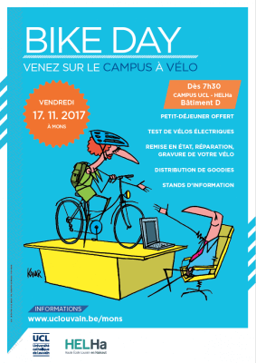 Bike Day : Campus HELHa Mons