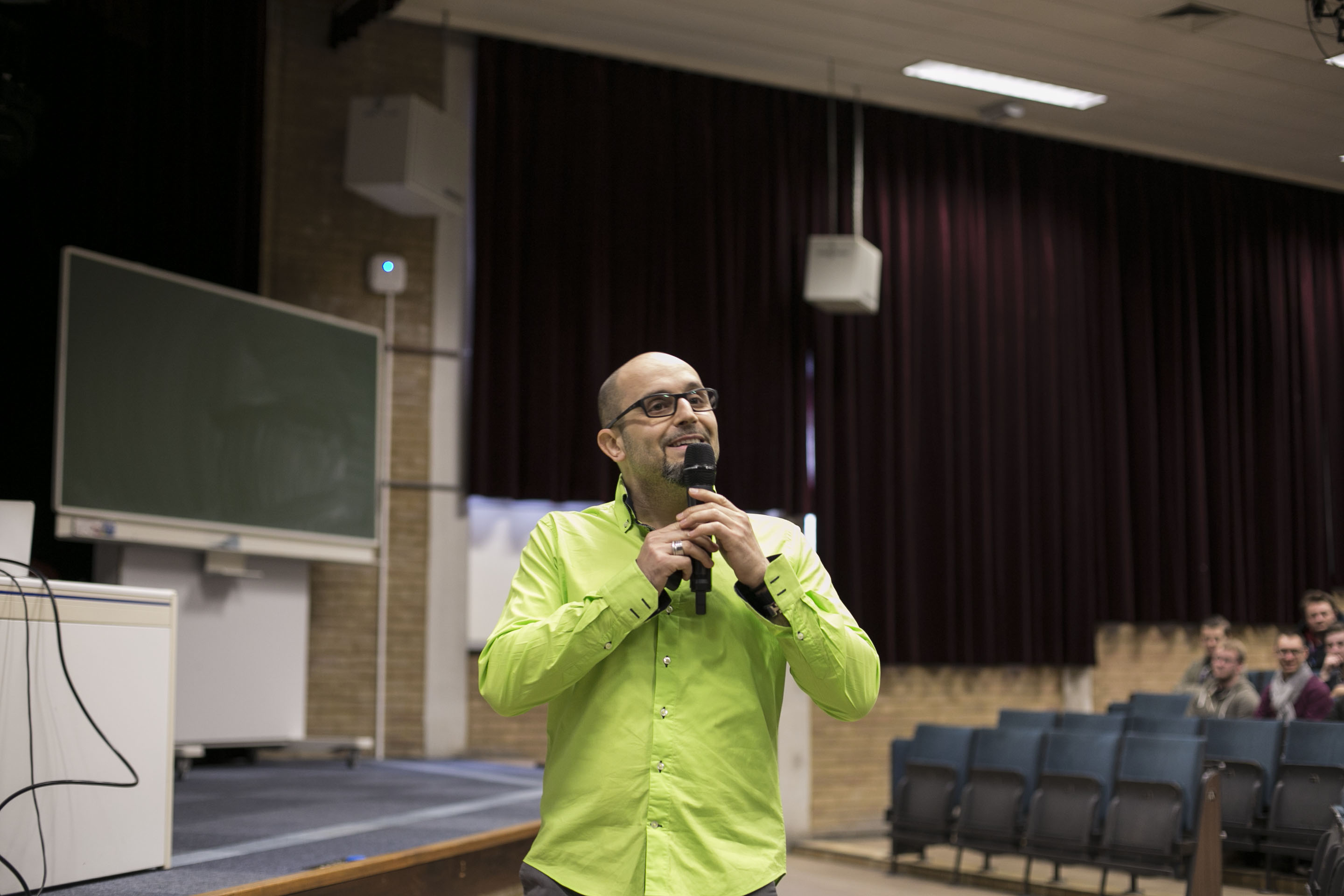 Fred Colantonio "Entreprendre pour devenir le héros de sa propre trajectoire" - Conférence à la HELHa à Mons