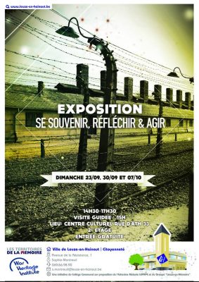 Visite de l’exposition « Se souvenir, réfléchir et agir » organisée par le groupe « Leuze en mémoire »