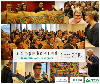 Très beau Succès pour le colloque “Le Logement… tremplin vers la dignité”. 