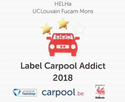 Covoiturage : Label deux étoiles pour la HELHa (Campus Mons)
