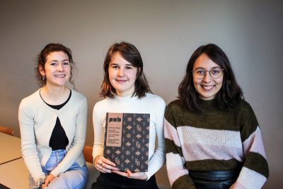 La couverture du magazine PUB réalisée par des étudiantes de la HELHa
