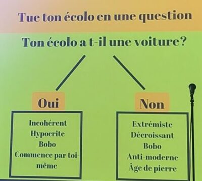 L’écologie quand il est trop tard !