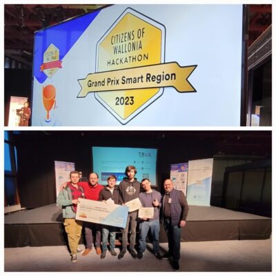 Le premier prix du plus grand Hackathon de Wallonie pour un étudiant en Sciences et Technologies à Charleroi