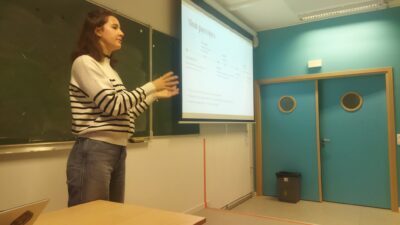 Amélie Rimac, influenceuse belge, donne ses trucs et astuces à nos étudiant·e·s 