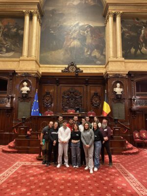 Nos étudiant·e·s découvrent les coulisses de la démocratie belge