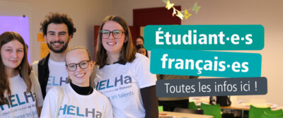 Étudiant·e français·e : Marque ton intérêt pour la HELHa dès maintenant