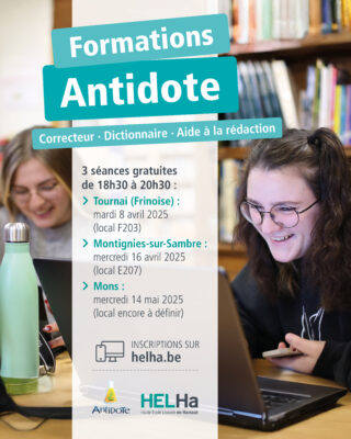 Formations pour maîtriser l’orthographe avec Antidote