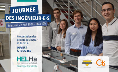Journée des Ingénieurs·e·s à Mons : découvrez les projets innovants réalisés par des étudiant·e·s de la HELHa