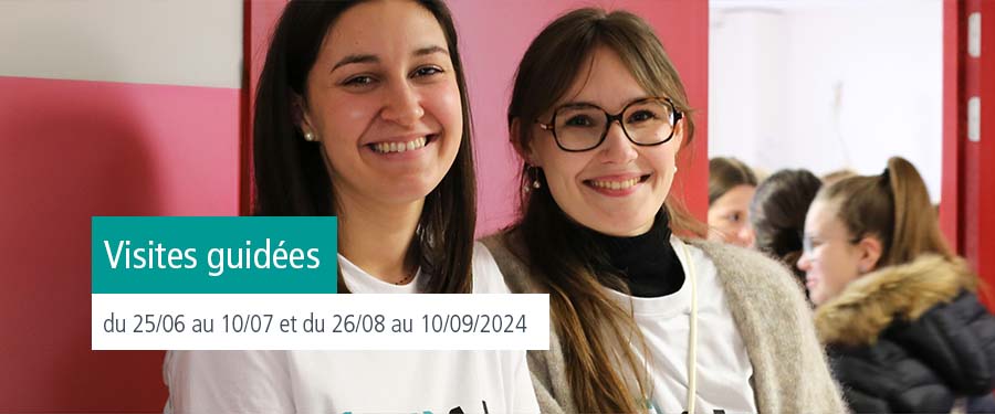 Visites guidées 2024 à la HELHa su 25 juin au 10 juillet et du 26 août au 10 septembre 2024