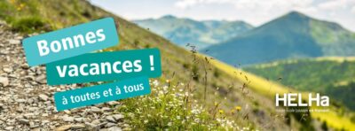Fermeture estivale de notre Haute École jusqu’au 15 août prochain