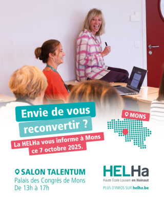 La HELHa vous attend au salon Talentum de Mons le mardi 7 octobre