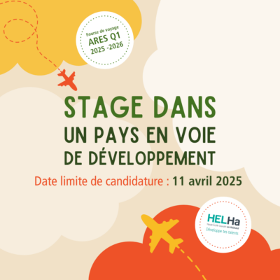 Réalise ton stage dans un pays en voie de développement !