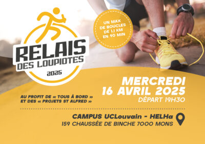 Rendez-vous le 16 avril prochain au Relais des Loupiotes