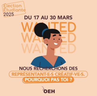 L’OEH recrute ses nouveaux représentant·e·s pour l’année 2025-2026 