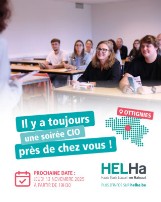 Une soirée CIO près de chez vous : Ottignies le jeudi 13 novembre