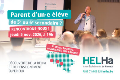 Soirée découverte à destination des parents d&rsquo;élèves de 5e ou 6e année de secondaire