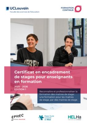 Nouveau Certificat en encadrement de stages pour enseignant·e·s en formation