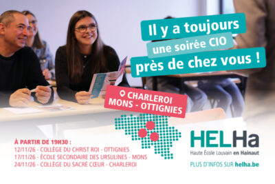 Les équipes de la HELHa présentes aux soirées CIO