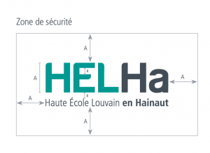 Zone de sécurité logo HELHa