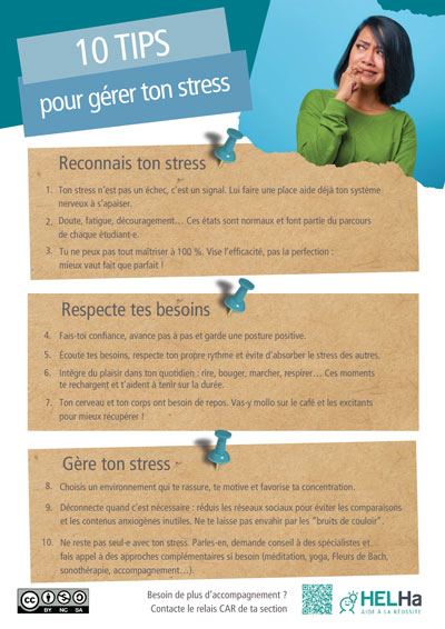 10 tips pour gérer ton stress