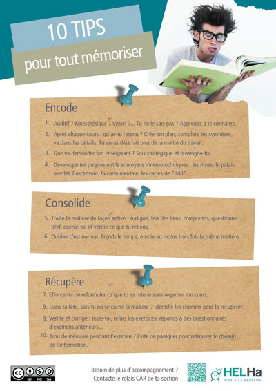 10 tips tout mémoriser