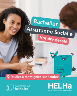 Reprendre des études en horaire décalé avec le Bachelier Assistant·e social·e à Charleroi