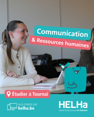 Étudier à Tournai la Communication et les Ressources Humaines