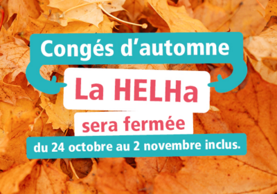 🍁🍂 Les équipes de la HELHa prennent un peu de repos